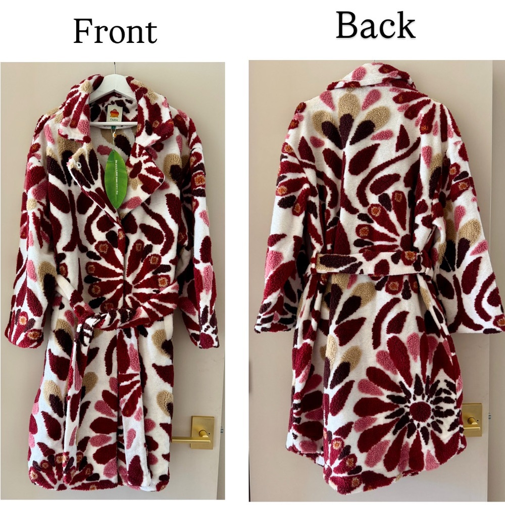 FARM RIO Ainika Flowers Fleece Coat - Picture 7 of 15